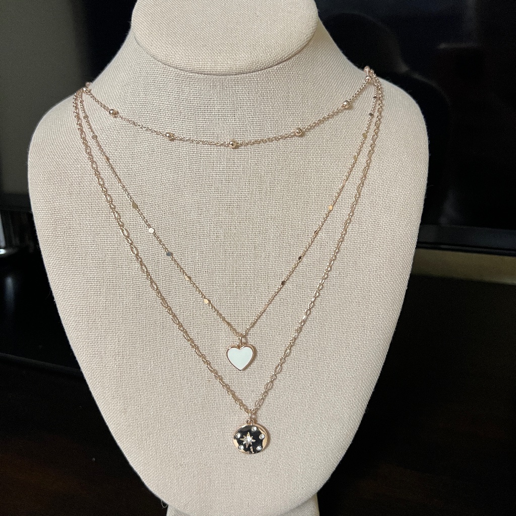 Park Lane Galaxy Necklace - Rose Gold 40$